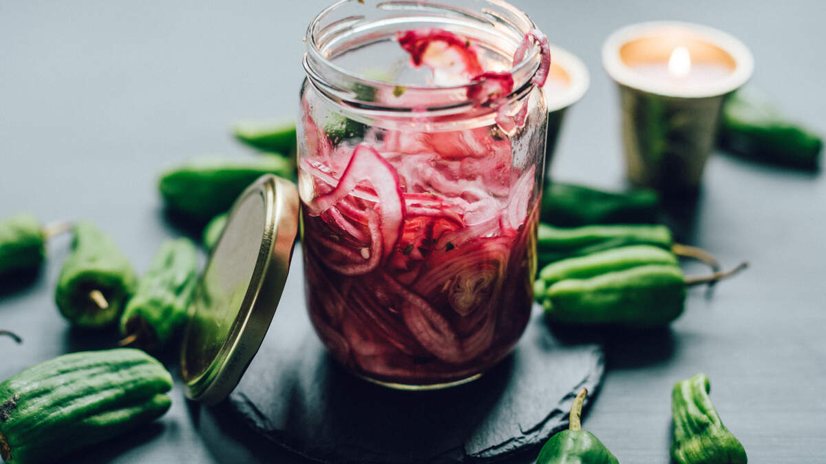 Pickled vegetables last a long time and a versatile way to add variety to leftovers.