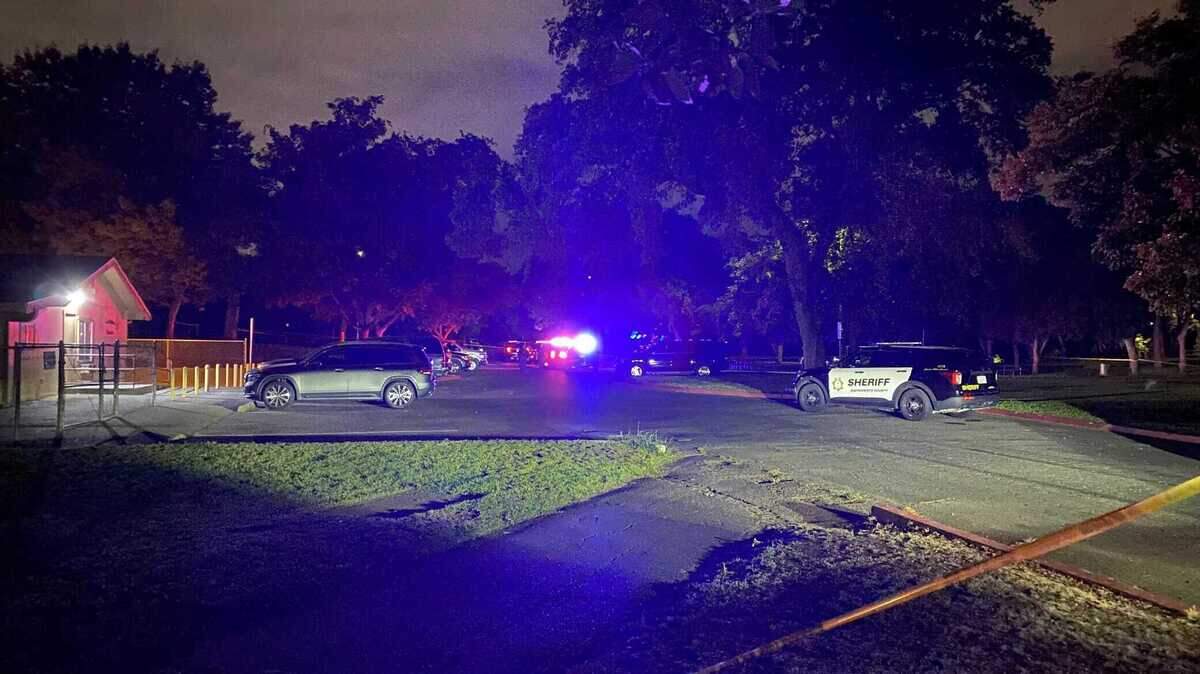 Detectives on Monday night April 18, 2022, were investigating the shooting deaths of two men after a victim was gunned down at Fair Oaks Park and the suspected gunman was chased down and killed in Citrus Heights, California.