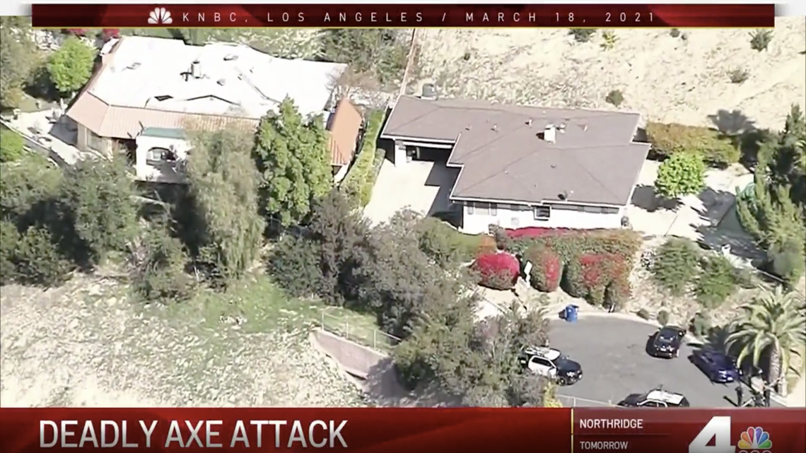 Youssef Mahboubianfard, 102, was a World War II veteran, his family said. Los Angeles police said they arrested Adam Dimmerman, 47, for murdering Mahboubianfard.