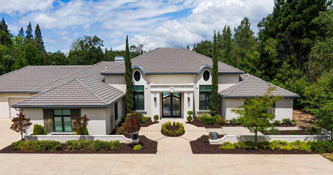 The former home of NBA star De’Aaron Fox stands on Mahala Drive in Carmichael on Monday, the day it was listed for $3.1 million.