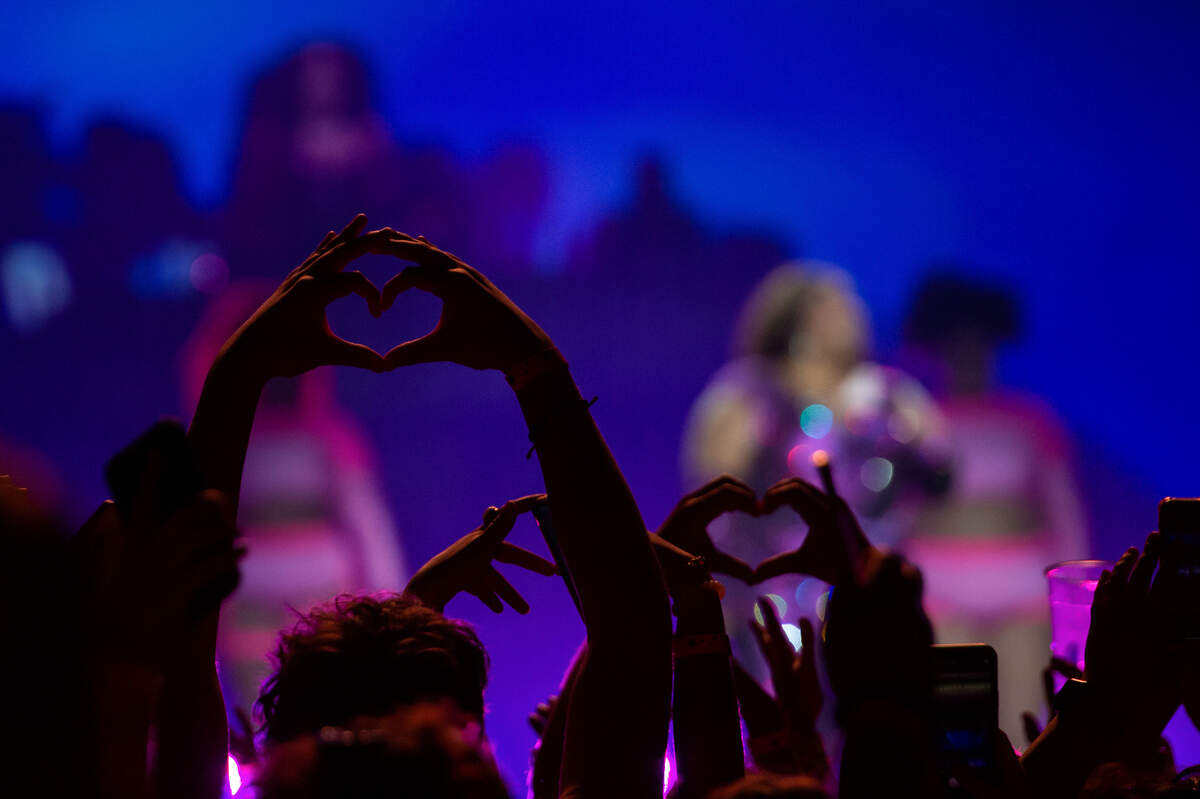 Fans show love to Lizzo in between songs during The Special 2our at Golden 1 Center on Sunday, May 28, 2023.