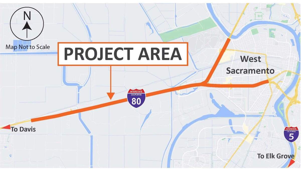 Motorists can expect delays on the Yolo Causeway and near West Sacramento from 1.4 miles east of Mace Boulevard to Enterprise Boulevard.