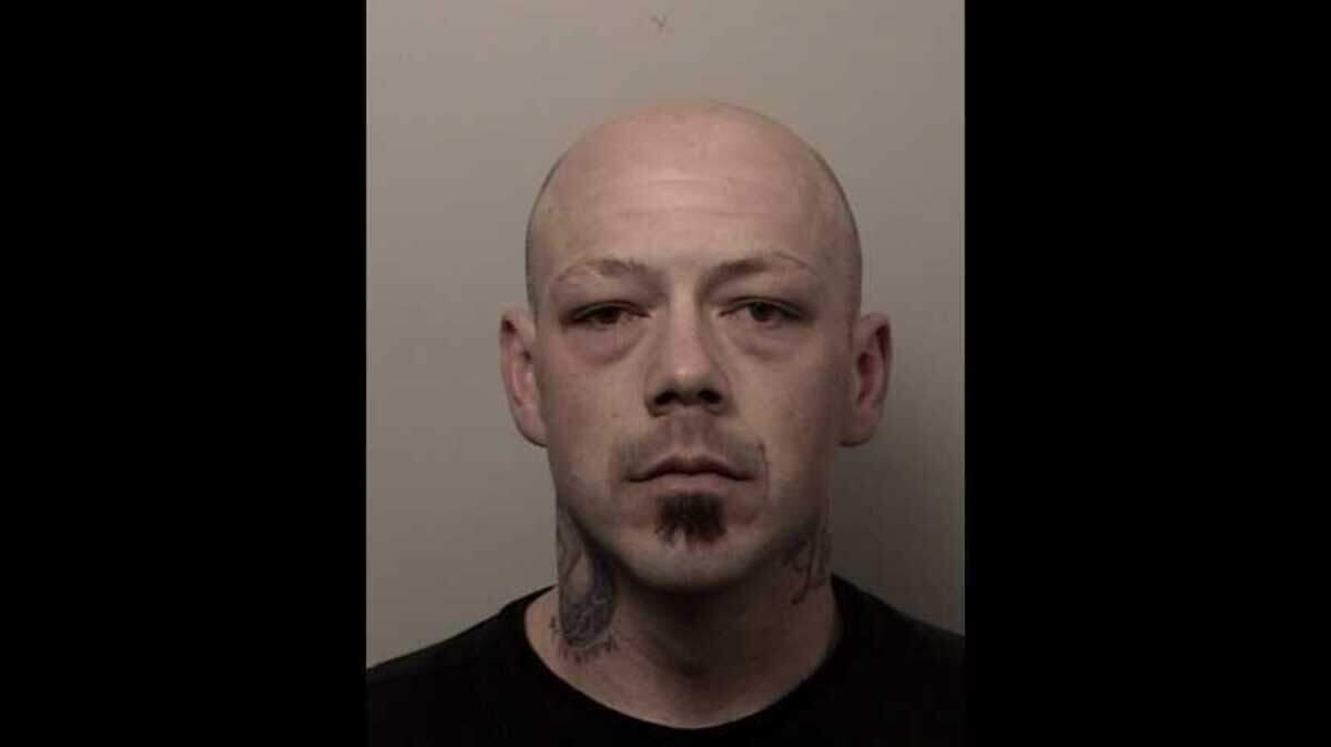 Chris Wadstein, 30, was arrested Tuesday after leading officers on a high-speed chase on Highway 50. Wadstein was arrested with nearly a pound of methamphetamine and is suspected of white supremacist gang activity, officials say. 
