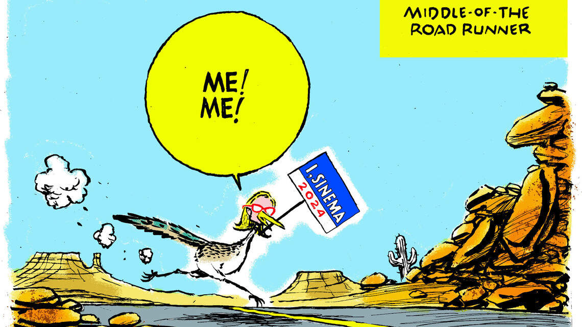 Jack Ohman: Sen. Sinema’s big switch...
