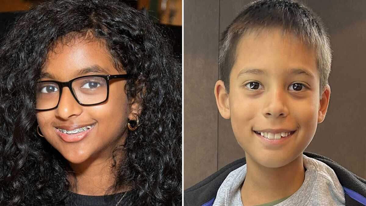 Shruthi Srinivasan, 12, a sixth-grader at Rocklin Academy, and Ryan Sekera, 10, a fifth-grader at Ridgeview Elementary School in Granite Bay, are competiting in the 2025 Scripps National Spelling Bee near Washington, D.C., the 100th year of the competition. Both gave correct answers in the preliminary spelling and vocabulary rounds.