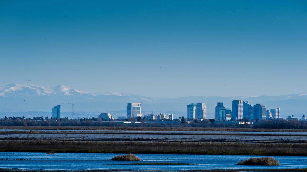 The Sacramento downtown skyline in 2014.