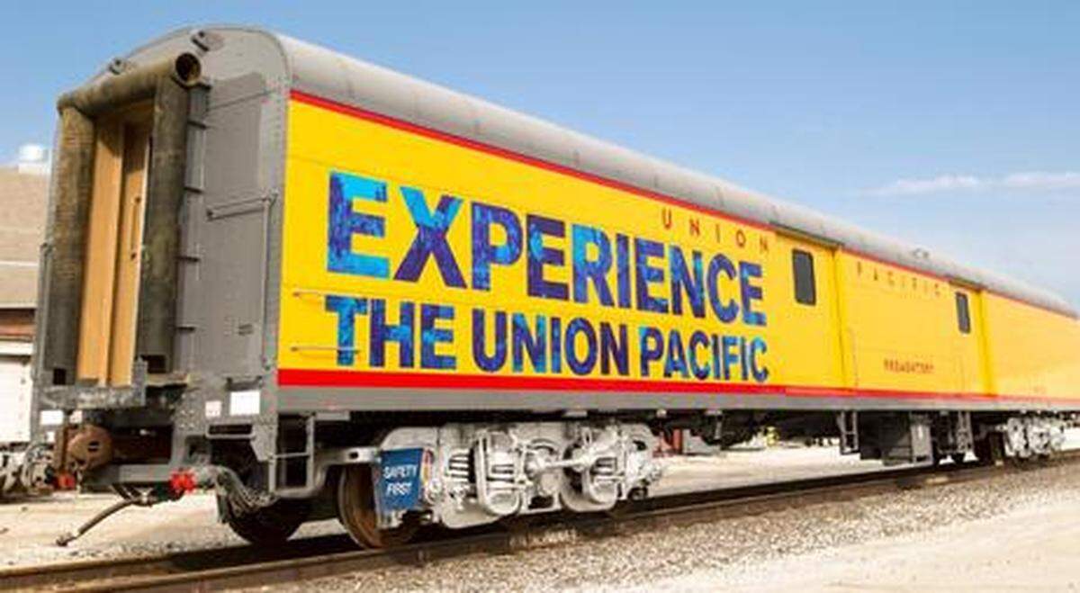 Big Boy No. 4014 will also carry a converted luggage car along its journey that hosts an interactive Pacific Union museum.