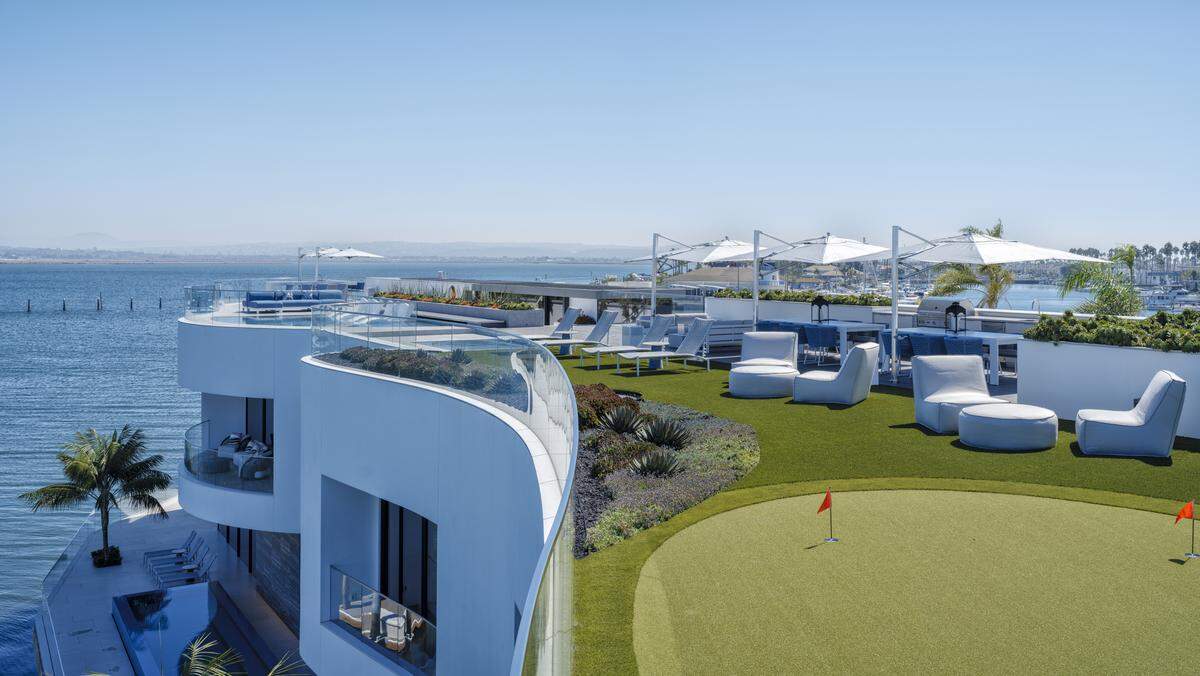 The crown jewel of “The Point” is a rooftop deck.