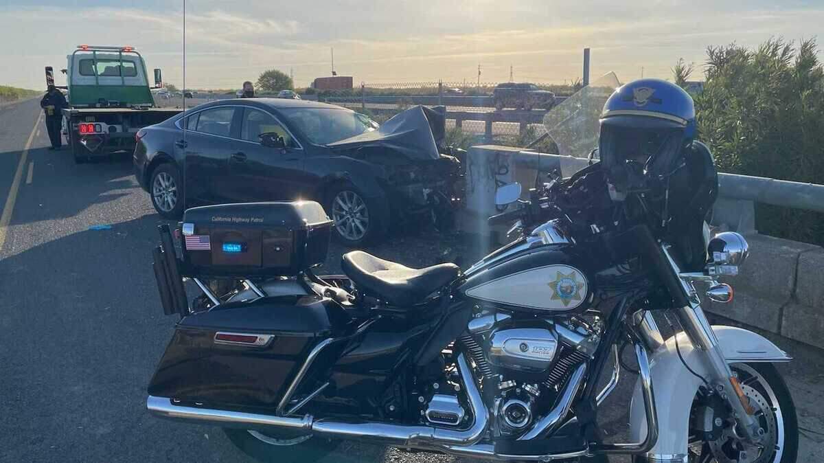 A Sacramento man died after his car crashed into a bridge abutment early Thursday April 29, 2021, along the westbound lanes of Interstate 80 near Oday Road in Solano County, between Vacaville and Dixon, California.