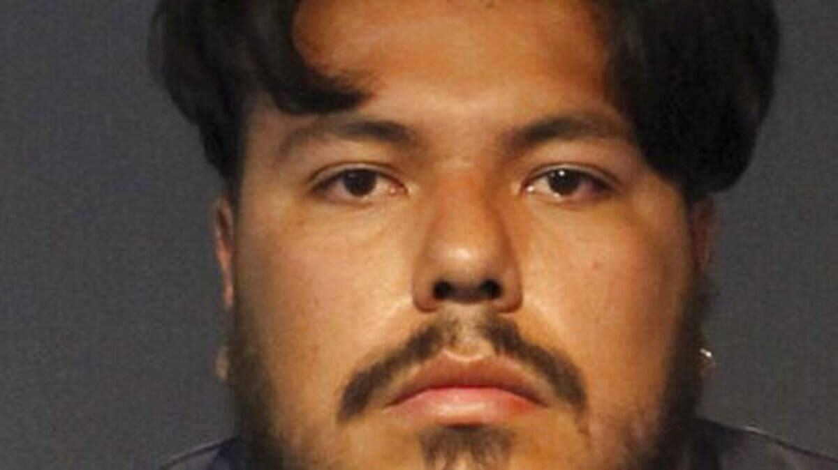 Yonatan Zuniga-Sanchez, 23, of Incline Village, Nev., is pictured at the Washoe County Jail in Reno, Nev., where he’s being held without bail as a suspect in a road-rage incident on the Mount Rose Highway. (Washoe County Sheriff’s Office via AP)