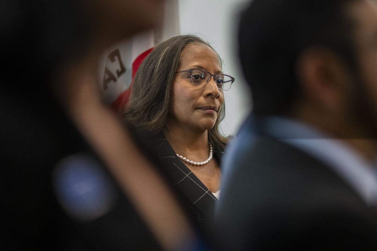 Incoming Sacramento City Manager Maraskeshia Smith on Tuesday, Sept. 30, 2025. City Council members approved Smith’s contract Tuesday night. She begins work on Jan. 5. 