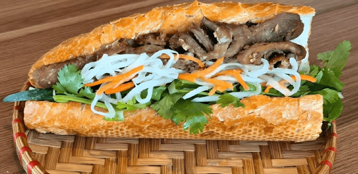 A banh mi from 68th Street Cafe on 4261 Truxel Rd. in Natomas. The cafe sells classic Vietnamese foods and freshly-baked pastries made in-house.