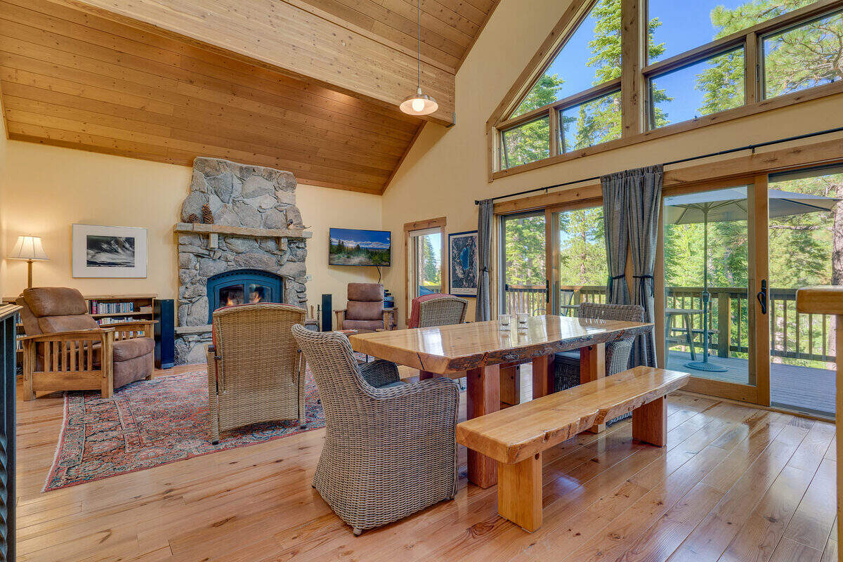 The home was built using sustainable practices.