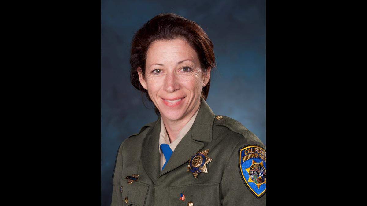 California Highway Patrol Officer Verna Mondell, née Meenan, received a gold Medal of Valor on Tuesday, Nov. 15, 2022 from Gov. Gavin Newsom. She rescued an unconscious driver from a burning truck on Interstate 80 near Citrus Heights.