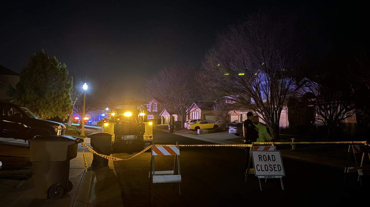 Police investigate a deadly shooting Tuesday evening on Hillwood Loop in Lincoln.