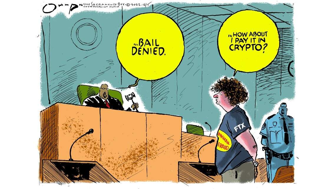 Jack Ohman: Sam Bankman-Fried pays for his crimes...