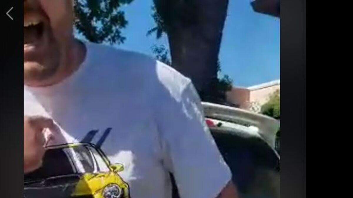 Screenshot from a Facebook viral video of the alleged incident.