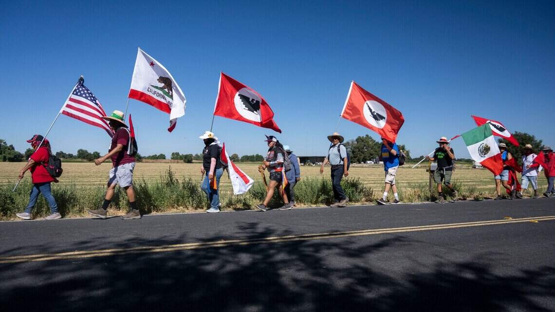 UFW march highlights the need for farm worker voting rights | Fresno Bee