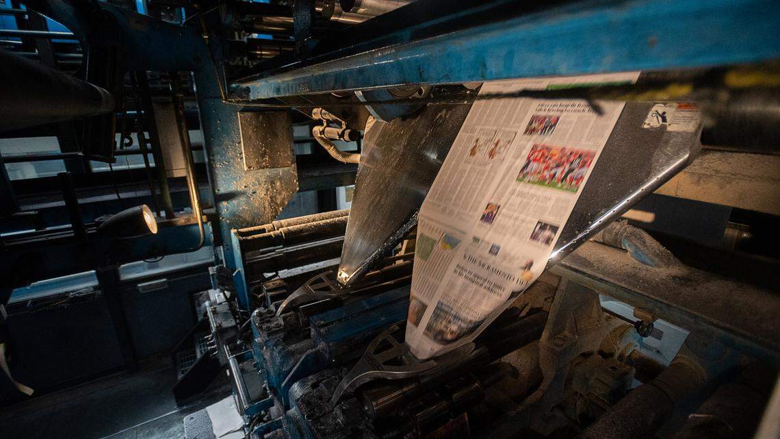 The Sacramento Bee is printed in 2021.