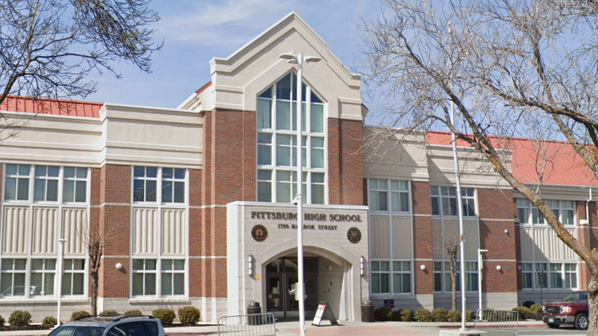 A student at Pittsburg High School in California made it through four periods wearing a Ku Klux Klan costume before having it taken away, the principal said.