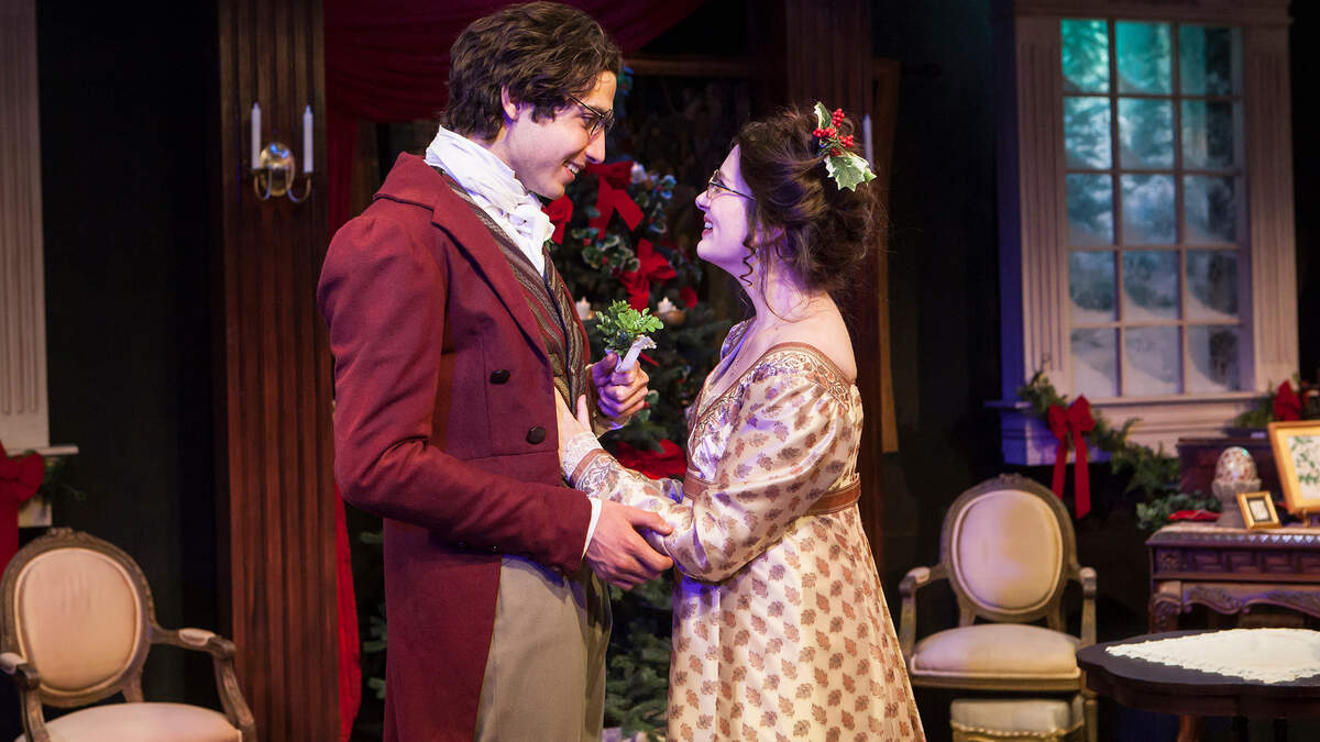 Lord Arthur de Bourgh and Mary make a nerdy dream couple.