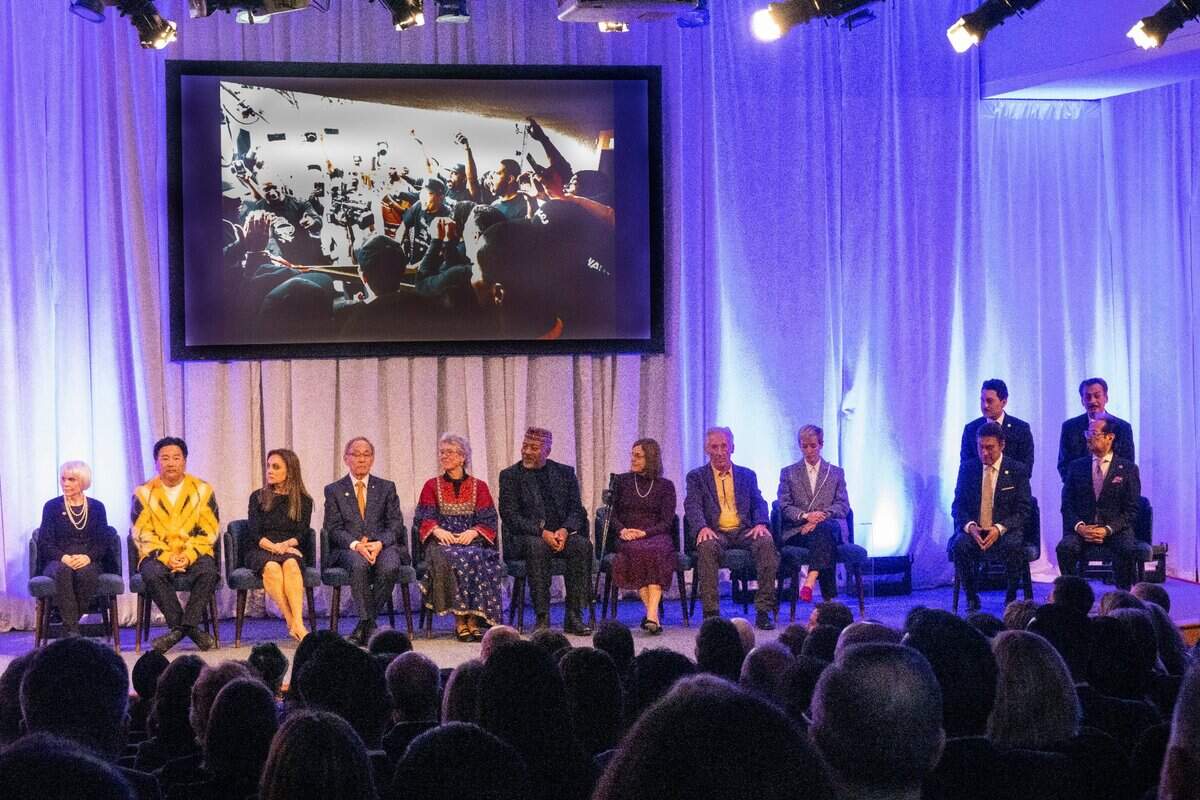 Singer Linda Ronstadt, chef Roy Choi, ice skater Peggy Fleming, physicist Steven Chu, sociologist Arlie Russell Hochschild, choreographer Alonzo King, former astronaut Barbara Morgan, artist Ed Ruscha, soccer player Megan Rapinoe and the band Los Tigres del Norte are inducted into the California Hall of Fame as the 15th class on Tuesday, Dec. 13, 2022, in Sacramento. The tenth member, actor and singer-songwriter Lynda Carter, was not present.