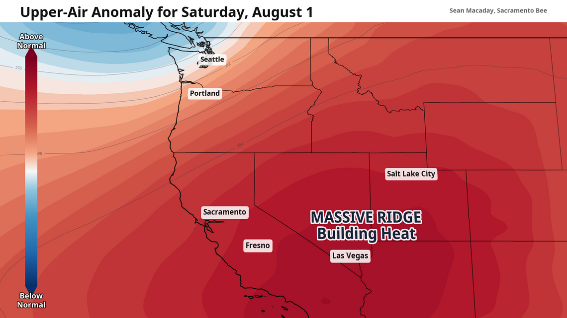 Heat dome set to build over California, bringing blistering temps by weekend