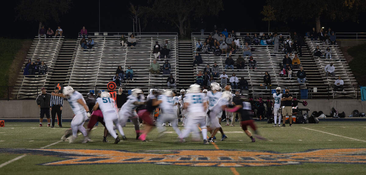 With its coach suspended and at least eight players sitting out the game, Sheldon’s visiting stands were sparsely populated as the team played the Laguna Creek Cardinals on Friday, Oct. 25, 2024, just five miles from campus at Cosumnes River College.