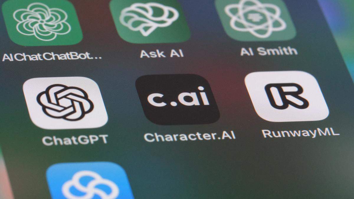 The Character.AI app allows people to create their own chatbots, impersonating anyone and anything living or dead or inanimate. (Dreamstime/TNS)