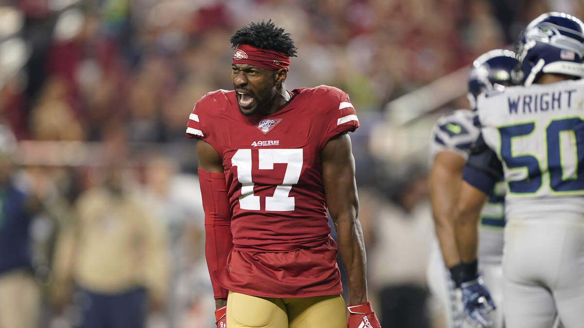 The 49ers’ best hope for improved play from their receivers might just be getting Emmanuel Sanders (and George Kittle) back on the field.