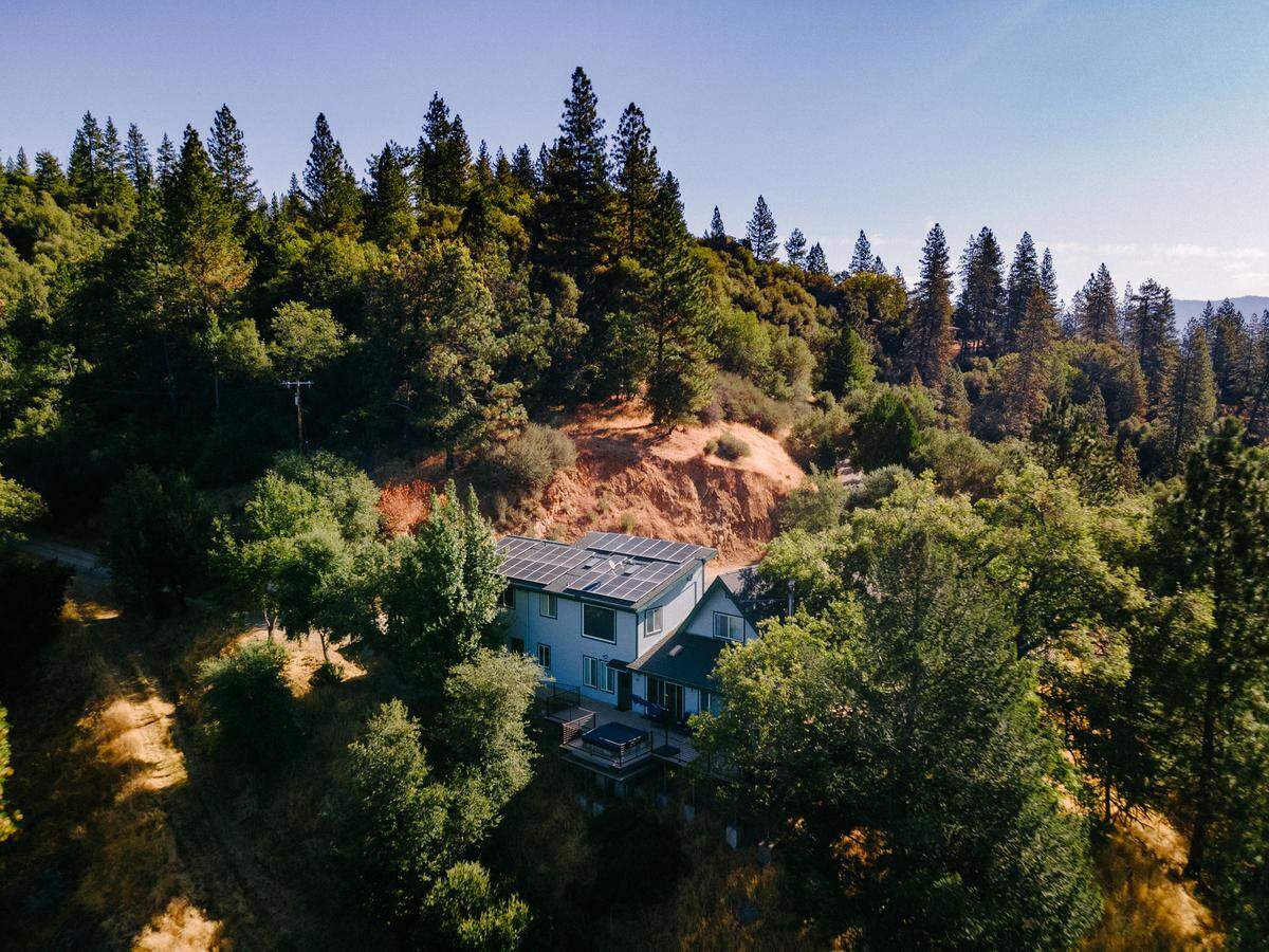 A 3,400-square-foot main residence sits on the Calaveras County property spanning nearly 120 acres.