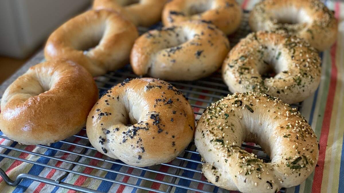 No matter how you season these bagels (or don’t season them at all), they’re delicious.