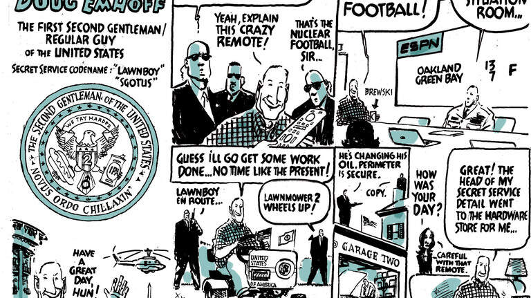 Jack Ohman toon: Diggin’ Doug...