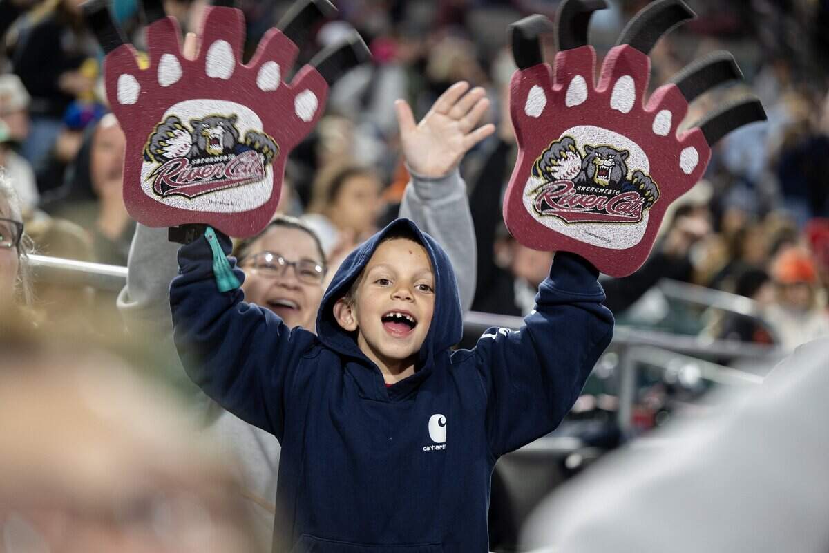 Harrison Fullerton, 8, of West Sacramento, enjoys Opening Day of the 2025 River Cats’ season on Friday, March 28, 2025 at Sutter Health Park in West Sacramento.WalletHub compared 333 of the largest U.S. cities with at least one professional or college baseball team, grouped by division.&nbsp;