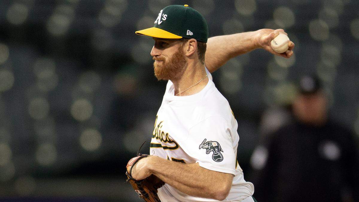 May 22, 2024; Oakland, California, USA; Oakland Athletics pitcher Michael Kelly (47) delivers a pitch against the Colorado Rockies during the seventh inning at Oakland-Alameda County Coliseum. Mandatory Credit: D. Ross Cameron-USA TODAY Sports