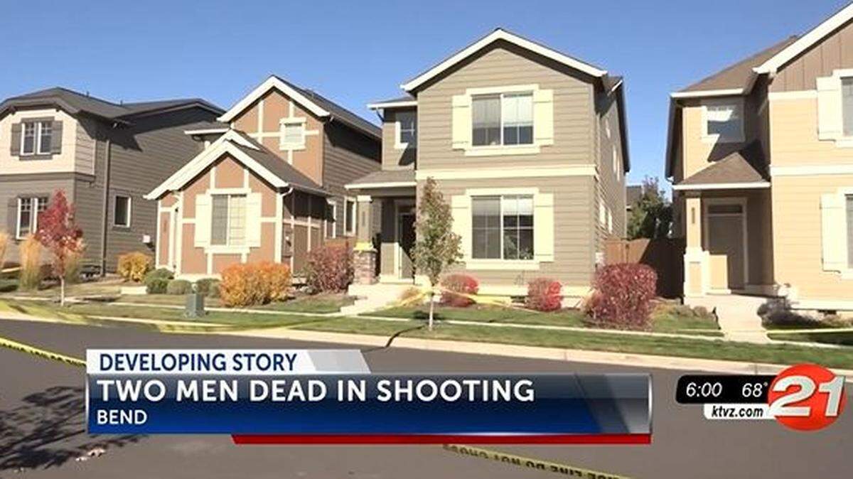 A Bend, Oregon, man fatally shot Tyler Herrick, 31, after Herrick killed his roommate and “hunted” him through his own home with an AR-15, prosecutors say.