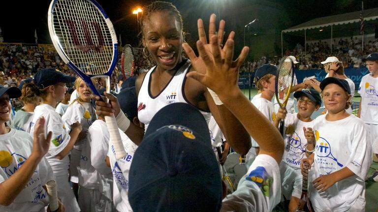 Tennis greats like Venus Williams once played matches in Sunrise Mall parking lot