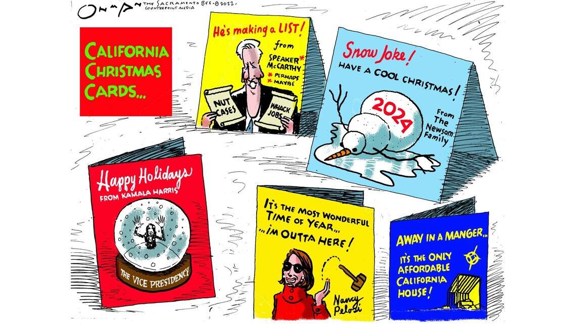 Jack Ohman: Christmas cards from California!
