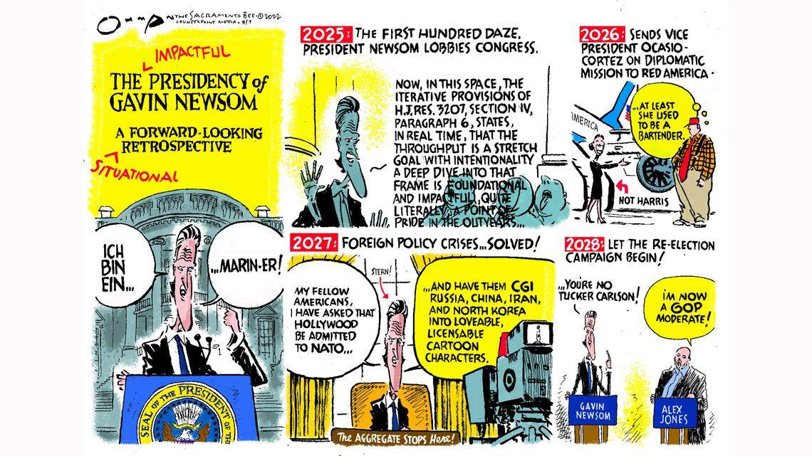 Jack Ohman: President Gavin Newsom: A Look Back ...