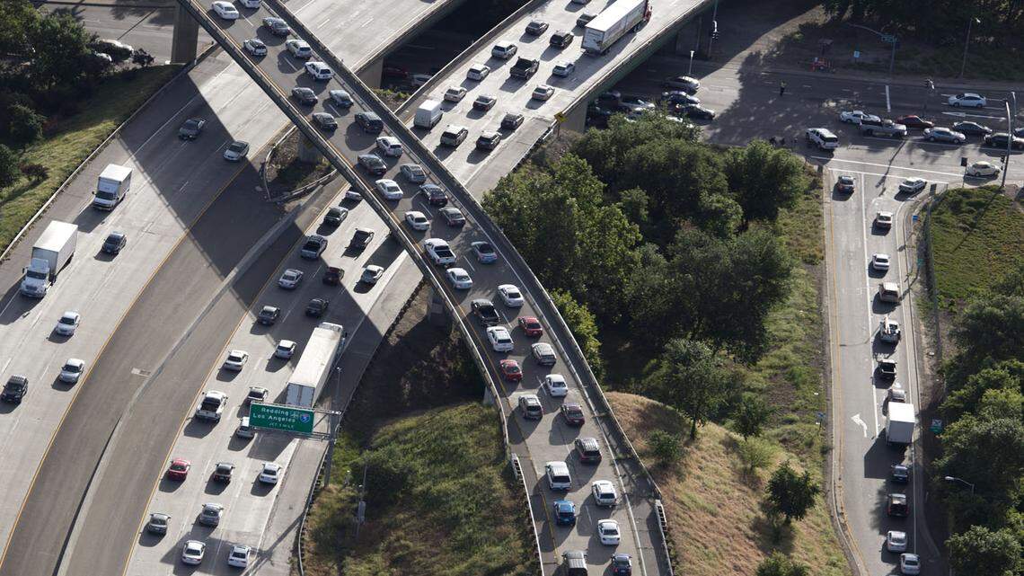 Traffic during the Fix50 project in April.