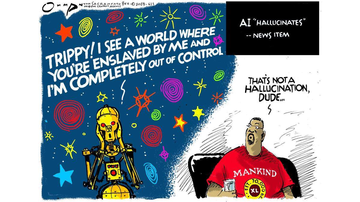 Artificial intelligence is said to “hallucinate”.
