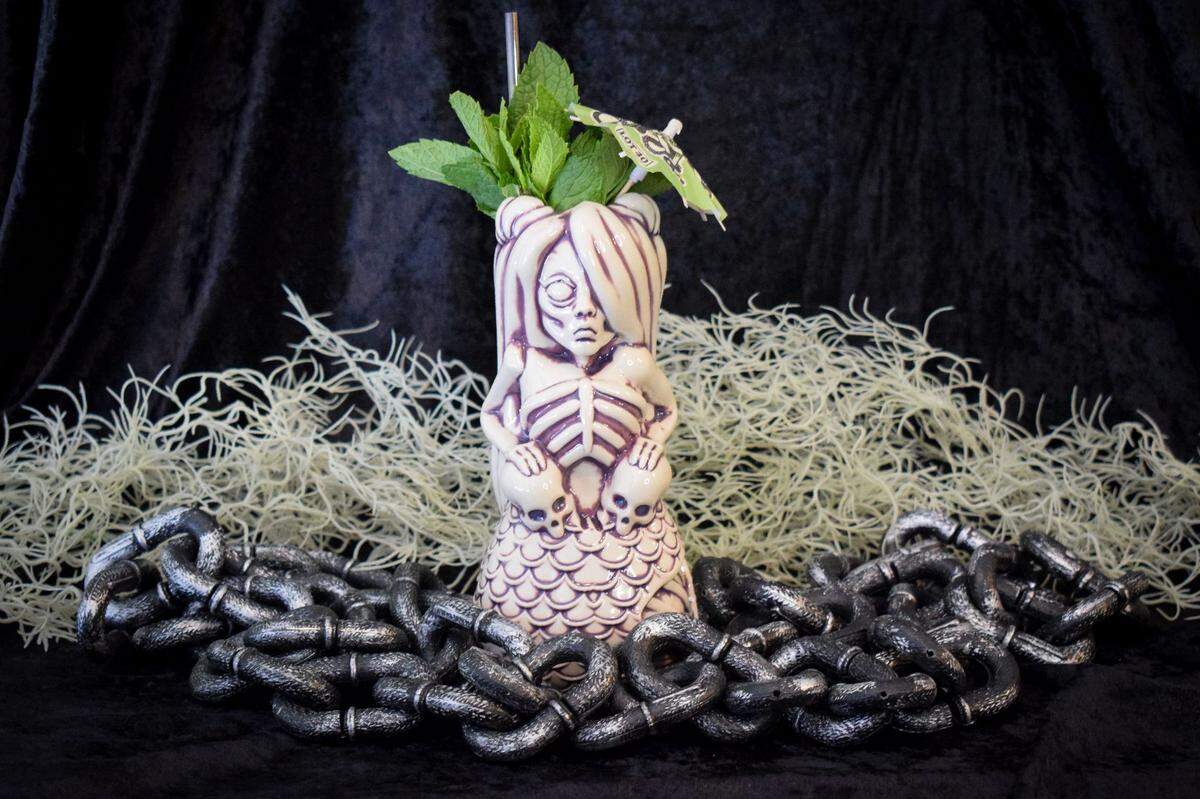 Cocktails such as the Siren’s Song define the Snug’s Black Lagoon Halloween pop-up.