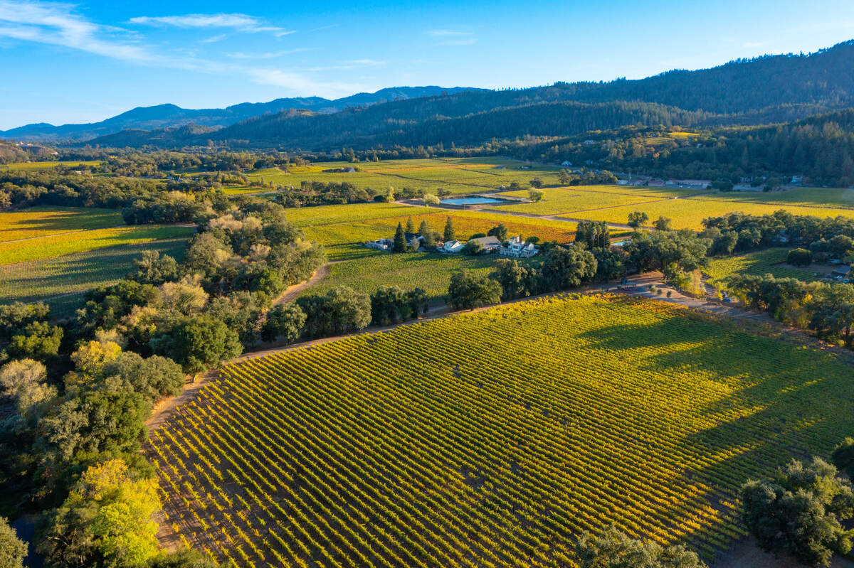 The Benessere Vineyards property in Napa Valley is pending sale for $10.15 million.