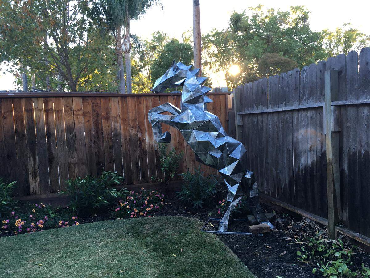 Bunny Stevens’ horse, “Horsie.”