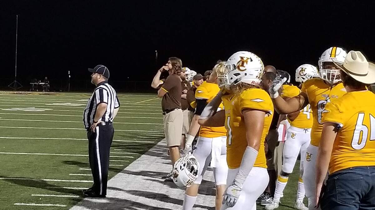 Yuba City head coach Aaron Gingery watches from the sideline during a game against Fairfield on Sep. 6.