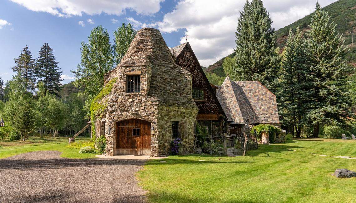 The ranch in Colorado has several homes, including a Hobbit-inspired structure.