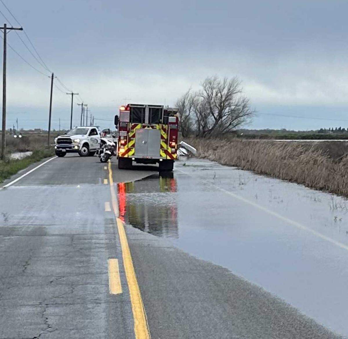 A driver died on Wednesday Feb. 7, 2024, in a crash on Nicolaus Road just west of Lincoln, California.