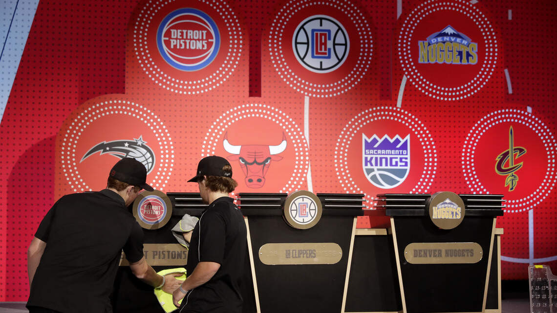 Movin' on up: The Kings will pick second in next month's NBA draft