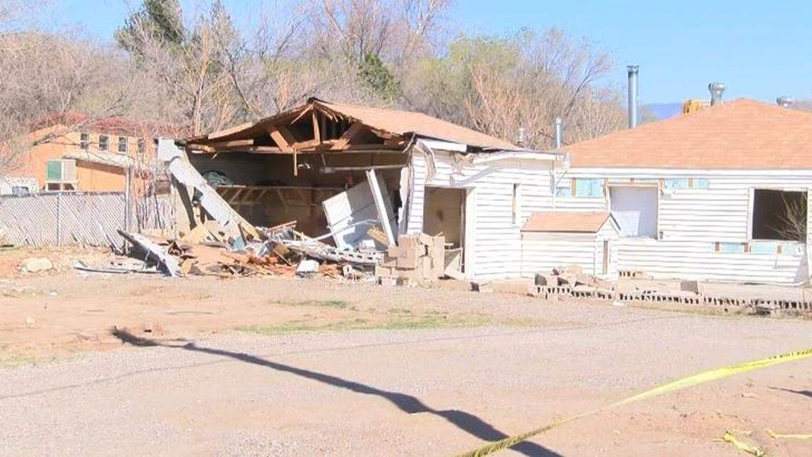 An 80-year-old woman in Hurley, N.M., whose son killed himself in a standoff with state police has been left nearly homeless after SWAT officers left her house in ruins trying to drive him out, her family says.