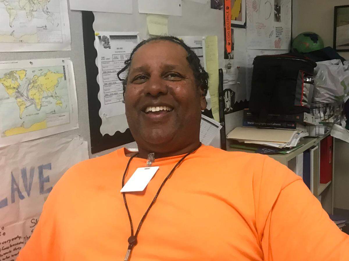 Cosumnes Oaks football coach Martin Billings, seen in 2021, announced early in the 2024 season that amyotrophic lateral sclerosis, also known as ALS. The team has dedicated its efforts this year to him.